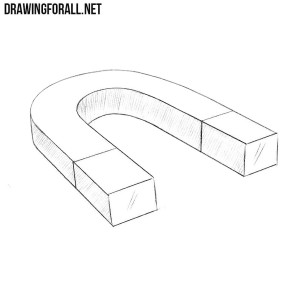 How to draw a magnet