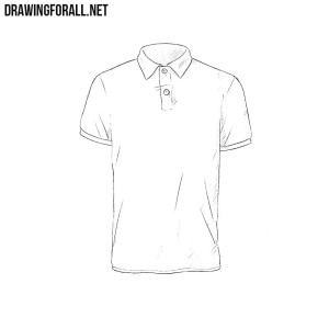 How to draw a polo shirt