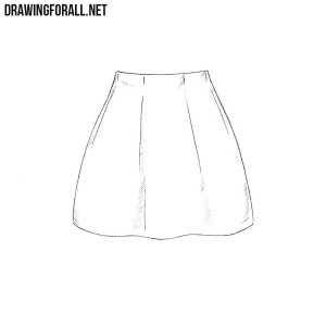 How to draw a skirt