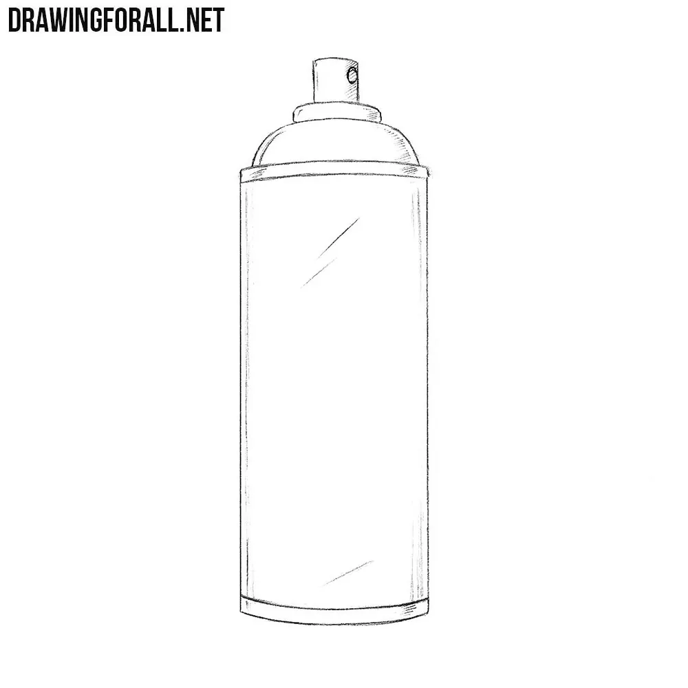 How to Draw a Spray Can