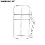 How to Draw a Thermos