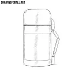 How to Draw a Thermos
