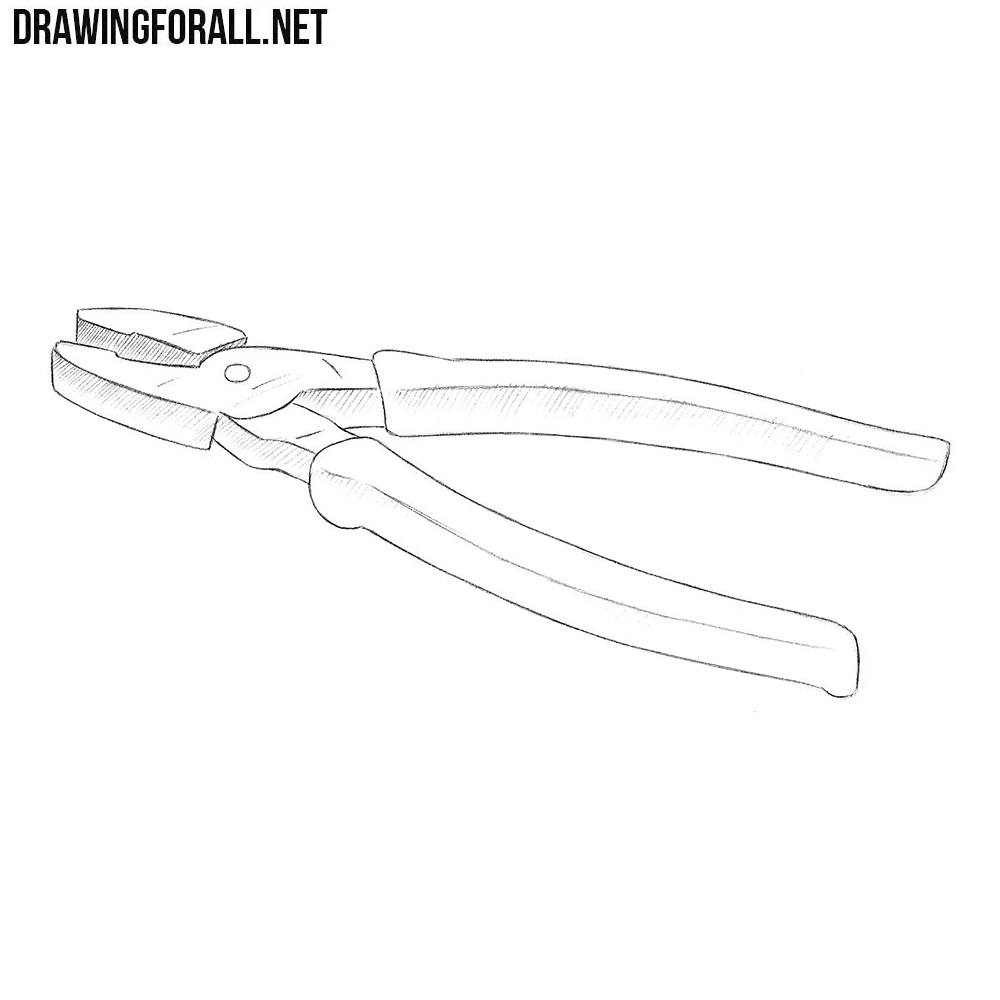 How to Draw Pliers