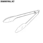 How to Draw Tongs