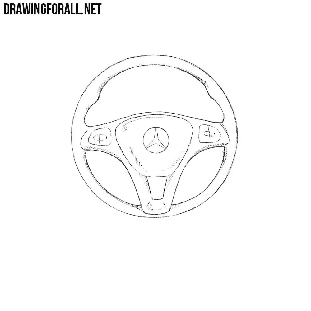 How to Draw a Steering Wheel