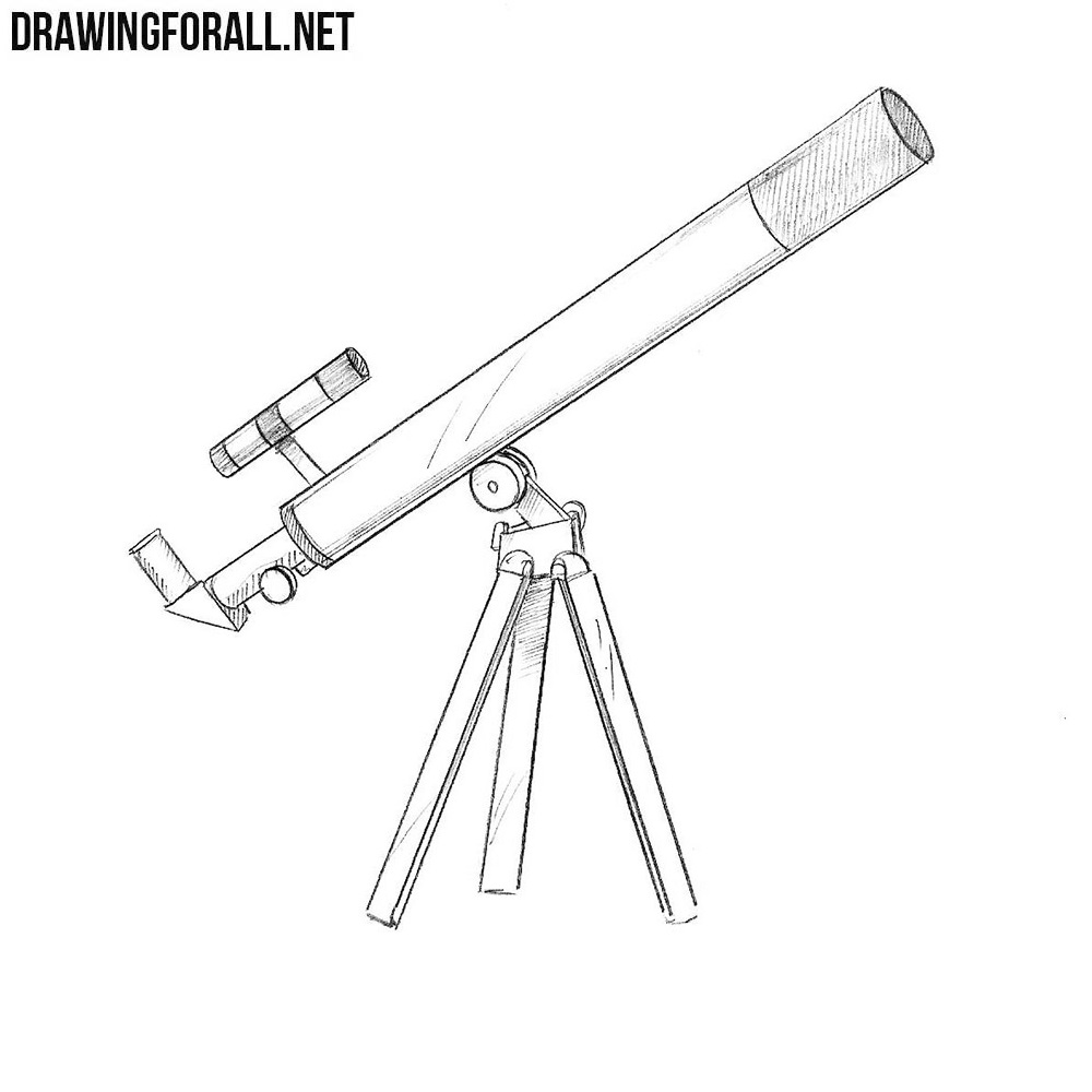 telescope vector sketch 7308871 Vector Art at Vecteezy