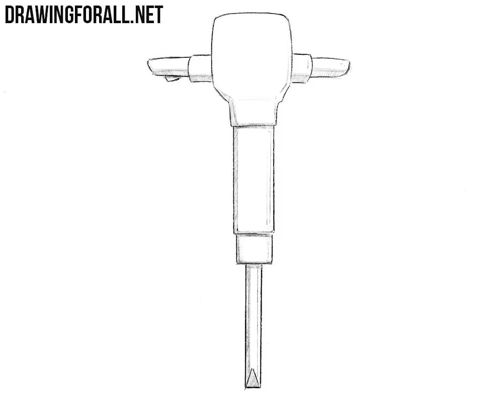 Draw shadows on the jackhammer