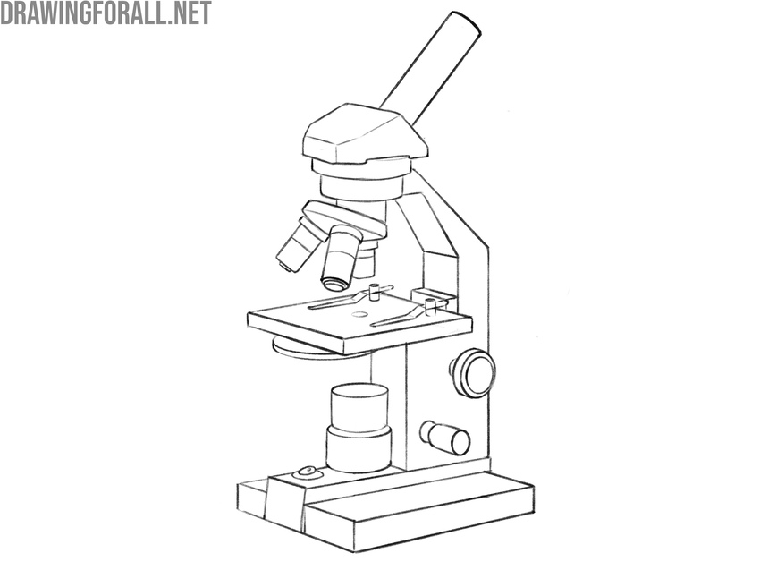 Polish the linework of the microscope