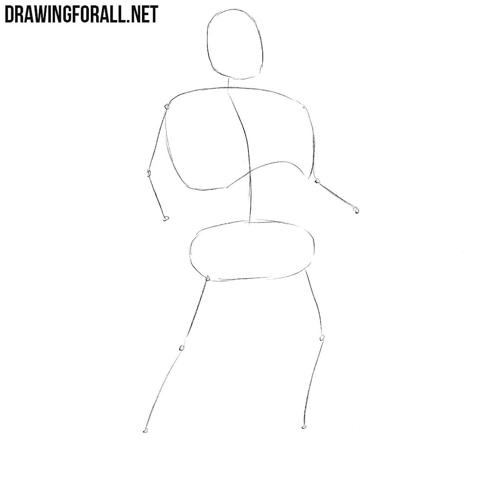 How to draw Thanos