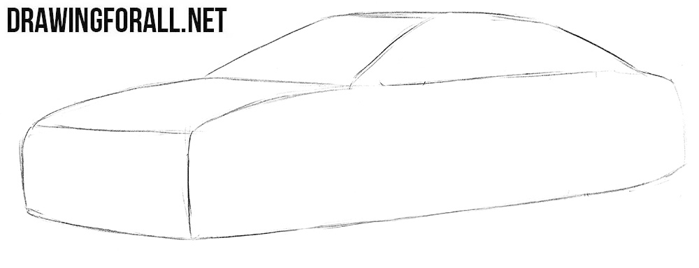How to draw a BMW M5