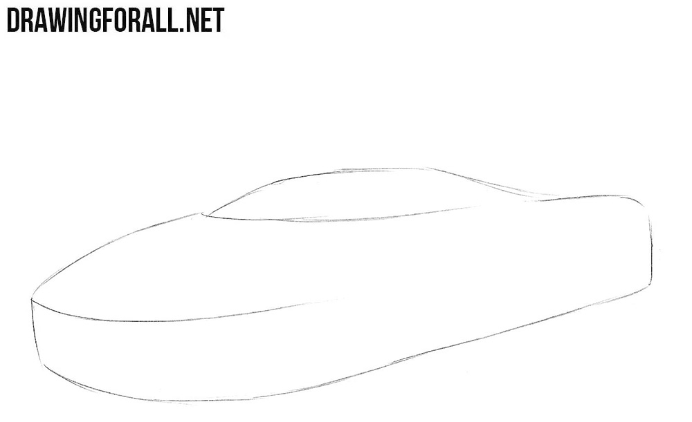 How to draw a McLaren p1 gtr