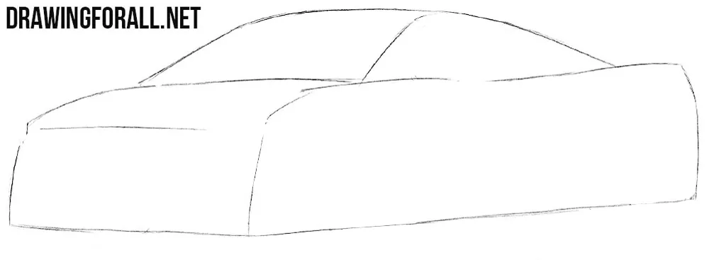 How to draw a Mclaren 650s