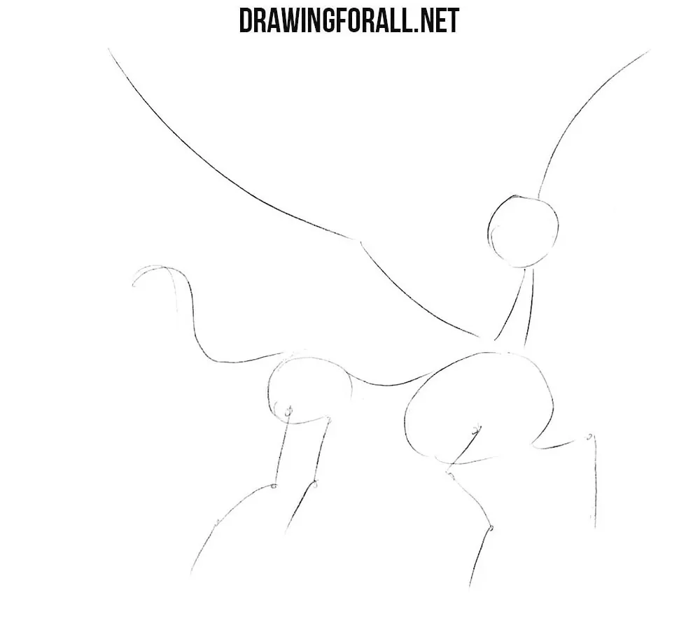 How to draw a hippogriff