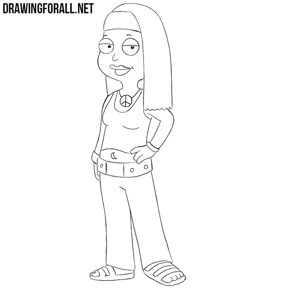 How to draw Hayley Smith