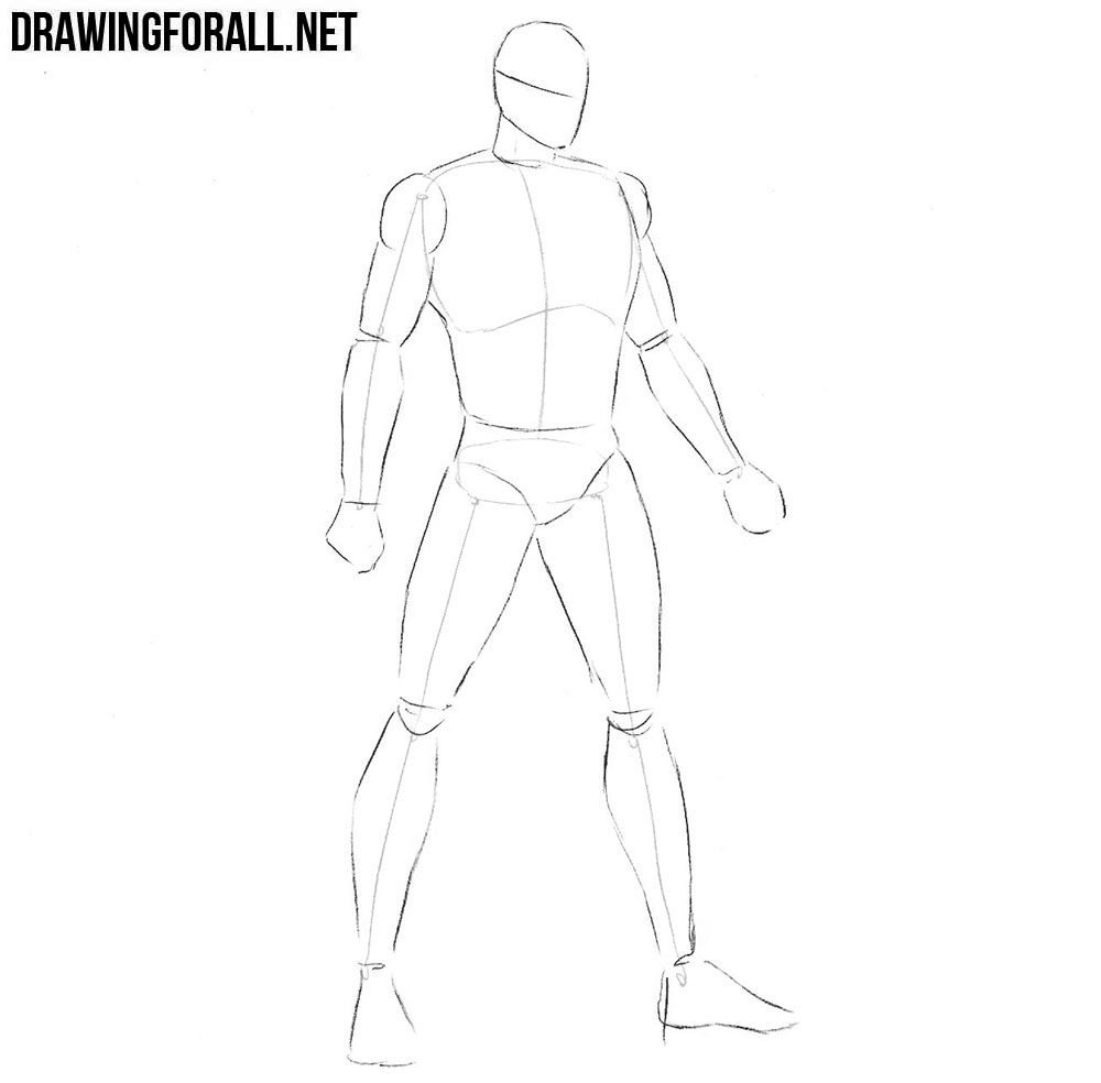 How to draw Hawkeye step by step