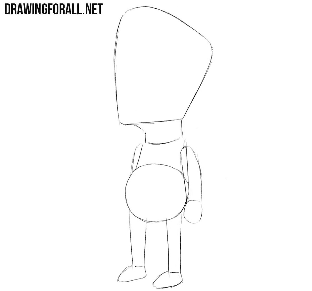 How to draw Milhouse