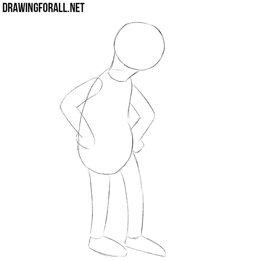 How to draw Otto Mann from the simpsons