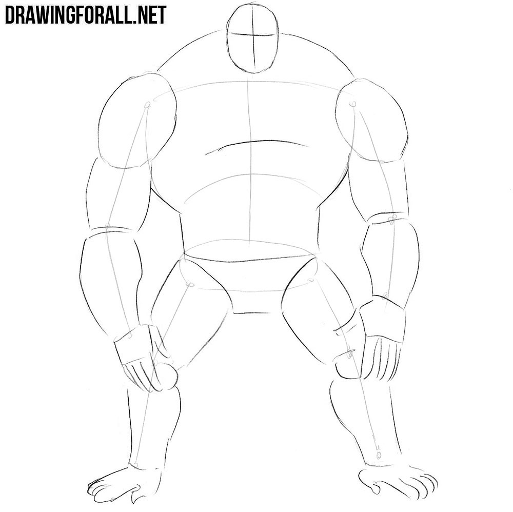 How to draw Sasquatch from comics