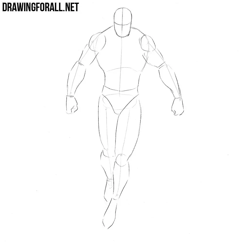 How to draw Vulcan from marvel