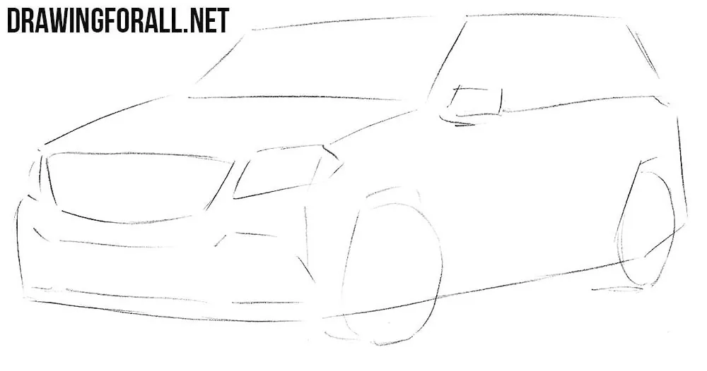 How to draw a car