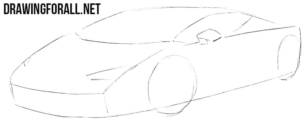 How to draw a cool car