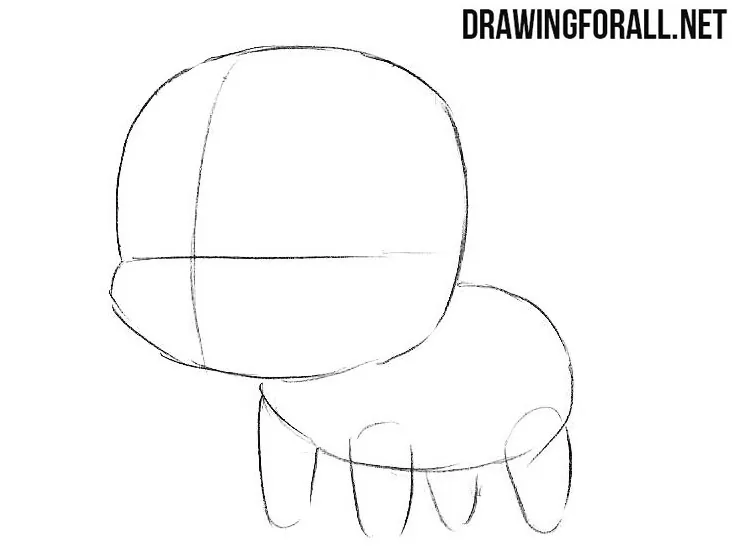 How to draw a cute chibi chibi unicorn