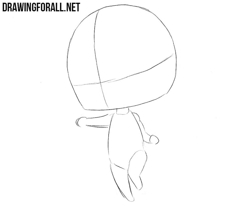 How to draw chibi Iron Man