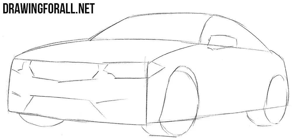 How to sketch a BMW M4