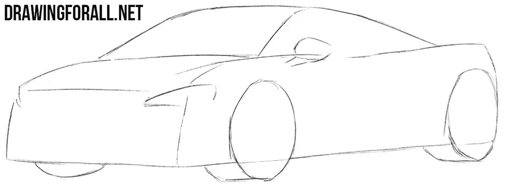 How to sketch a Mclaren 650s