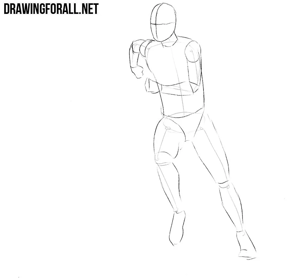 How to Draw a Football Player - Easy Drawing Art