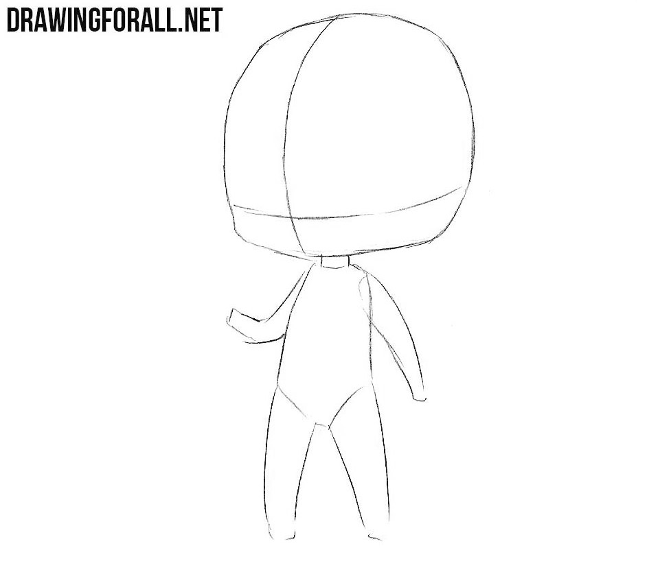 How to sketch chibi Deadshot