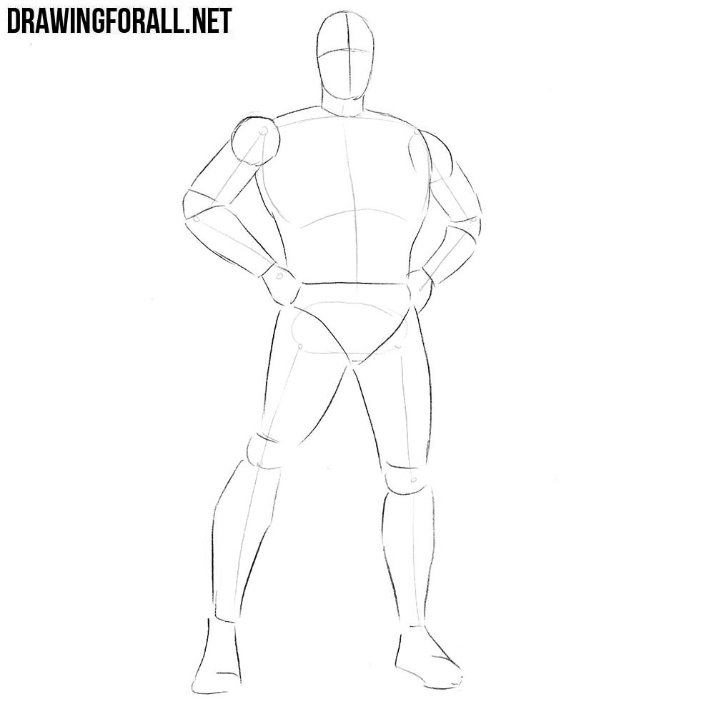 Learn how to draw a Classic Superhero