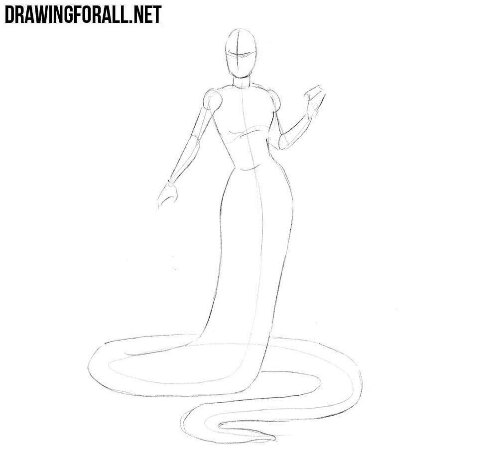 Learn to draw Echidna step by step