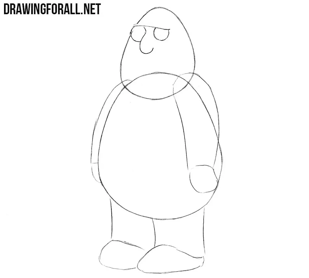 How to draw Chris Griffin from family guy