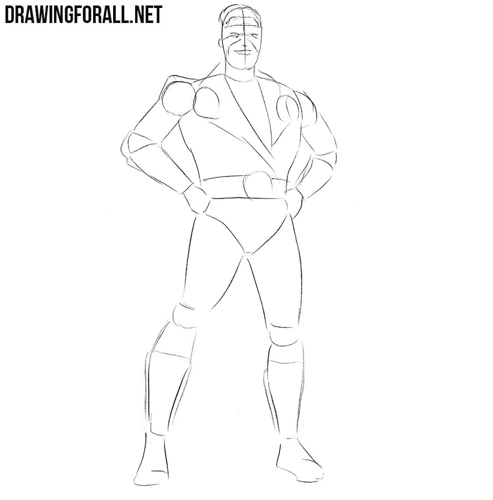 How to draw a Superhero