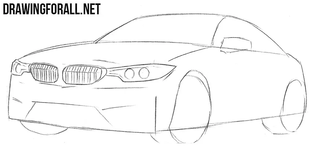 How to draw a cool BMW