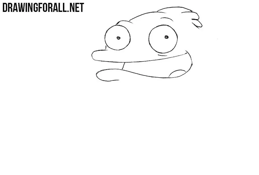 How to draw the fish from american dad