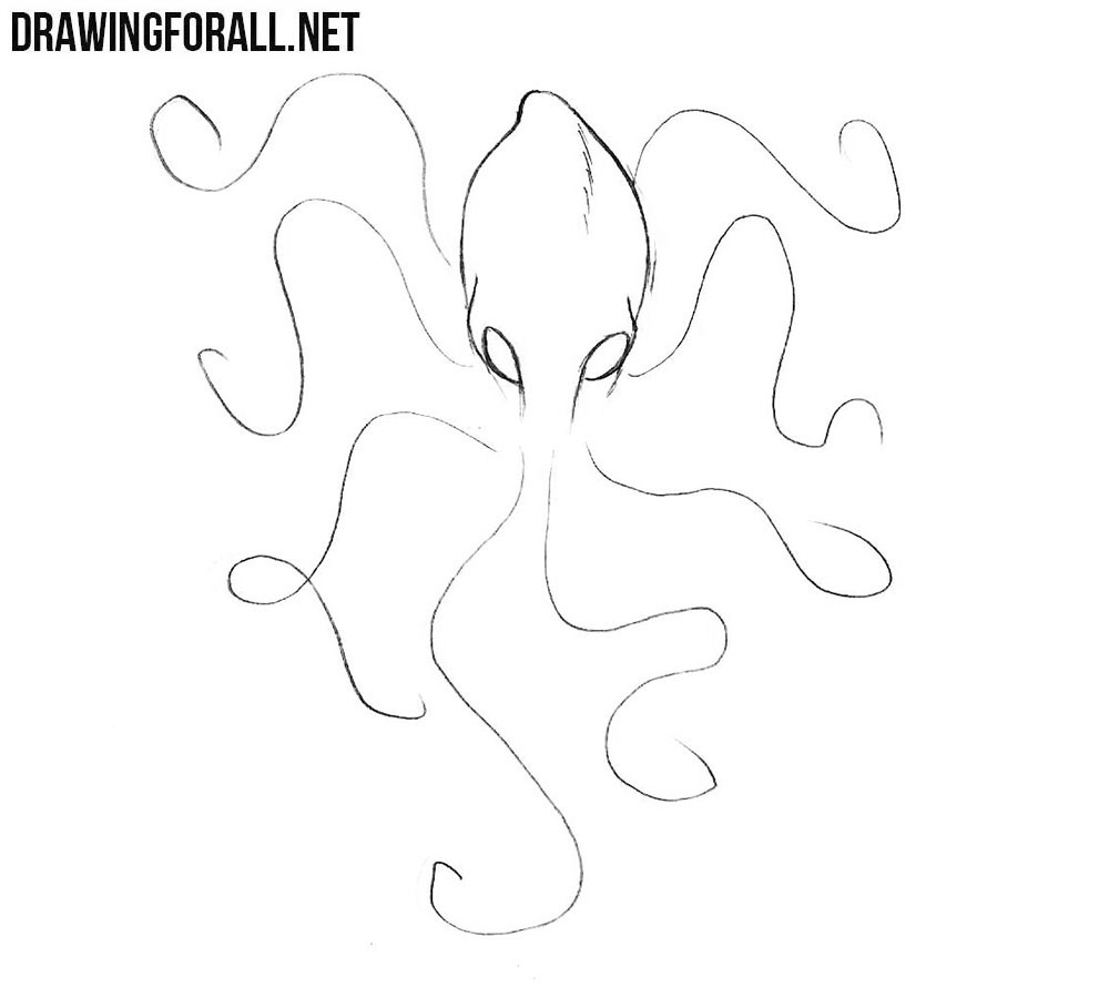 Kraken easy drawing tutorial