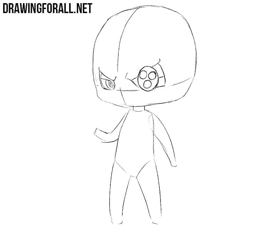 Learn how to draw Deadshot chibi