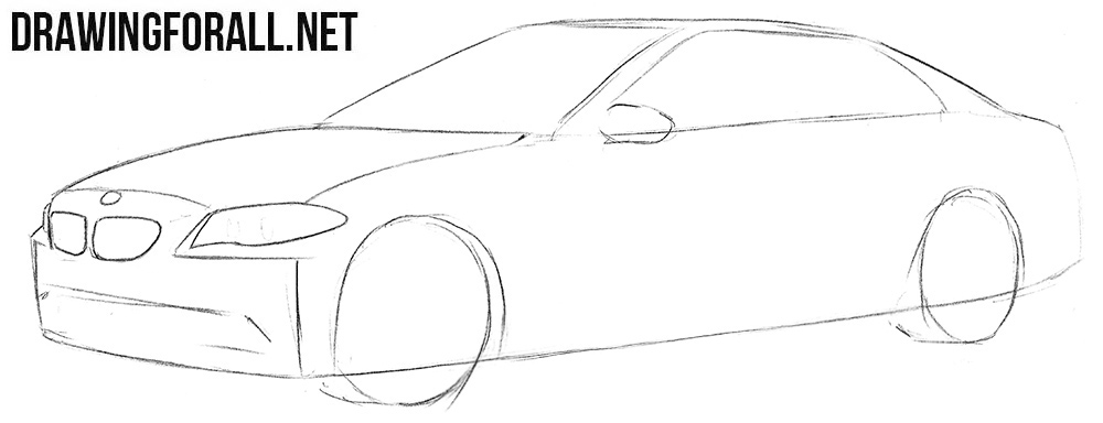 Learn how to draw a BMW M5