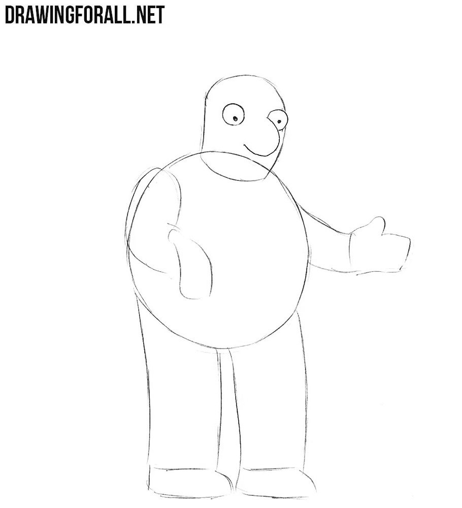 Learn to draw Luigi Risotto