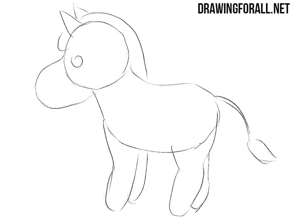 Learn to draw a chibi zebra