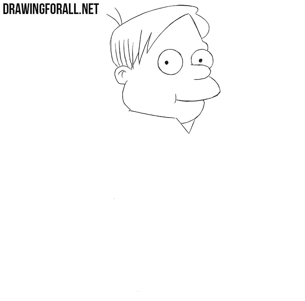 How to draw Martin Prince easy