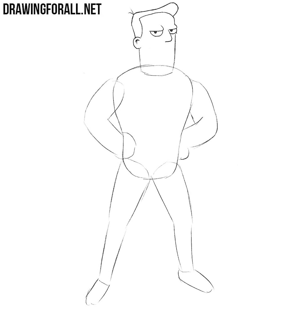 How to draw characters from futurama