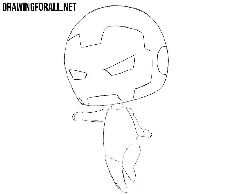 How to draw chibi avengers