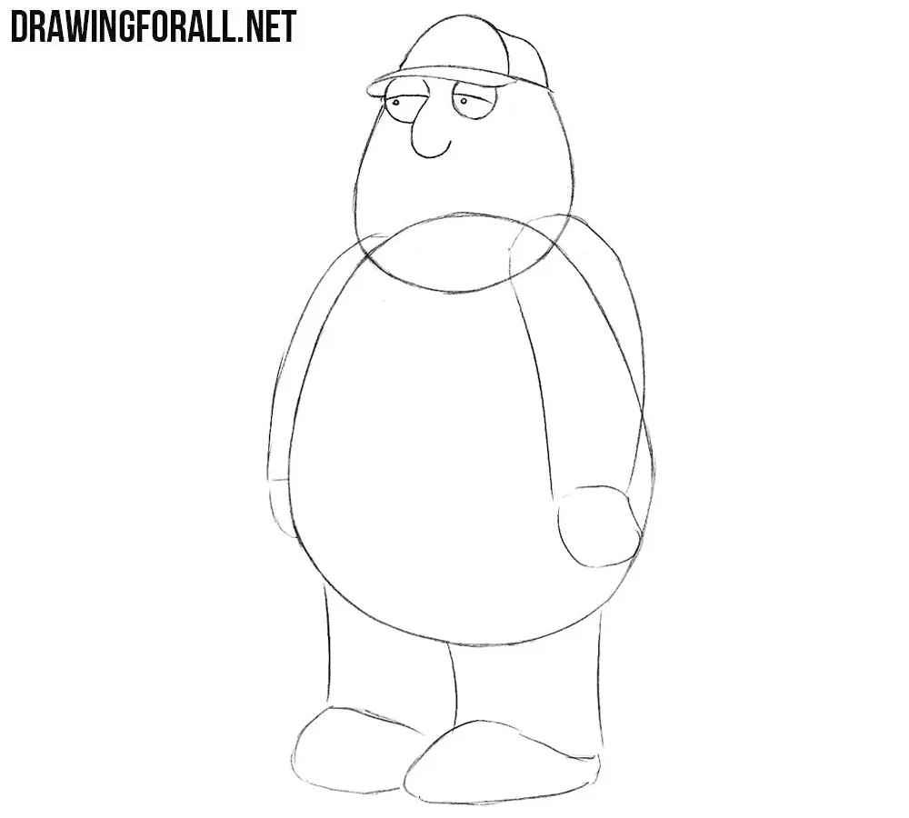 How to Draw Chris Griffin from Family Guy : Step by Step Drawing