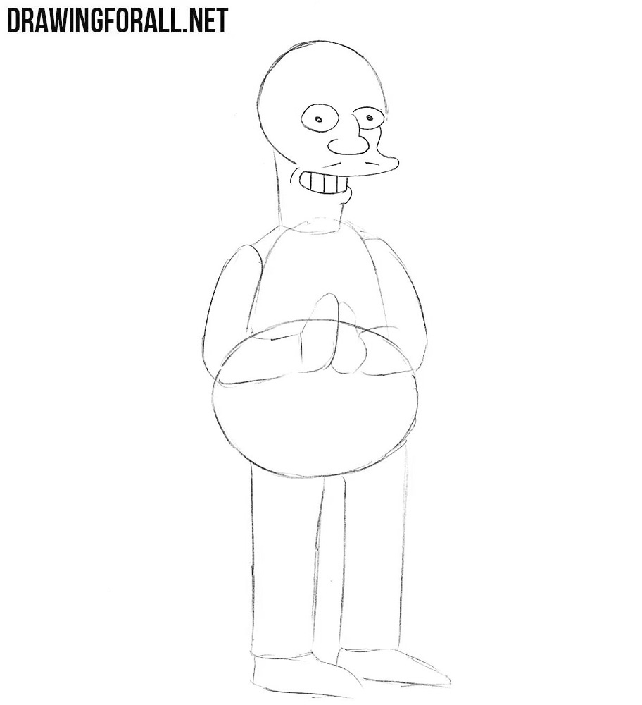 Learn how to draw Apu step by step