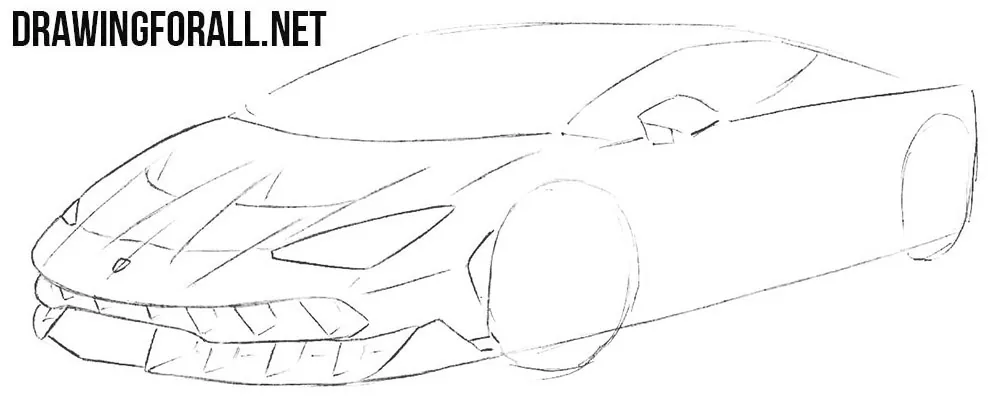Learn how to draw a race car