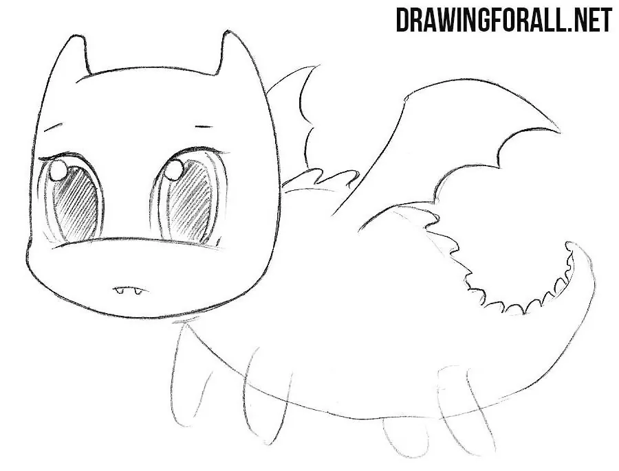 Chibi dragon drawingtutorial