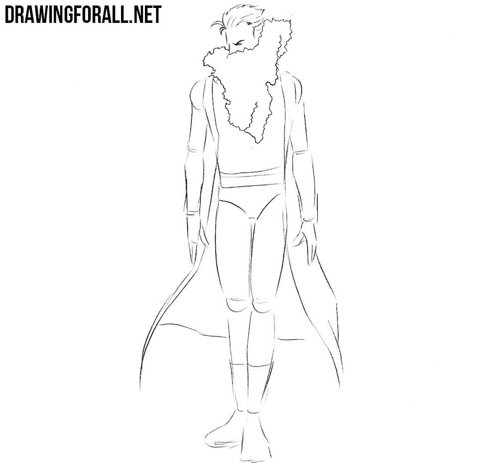 How to draw Chamber from x men
